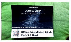 Flyer Grill & Chill Quartiergarten